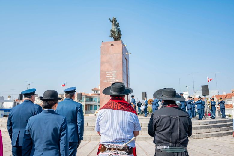 De Rivas encabezó el homenaje a San Martín a 174 años de su fallecimiento