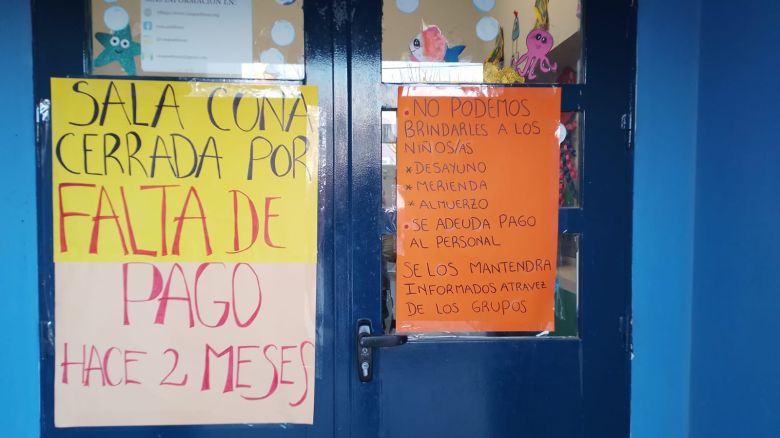 En el mes de las infancias cerraron dos “Sala Cuna” por falta de pago de la Provincia