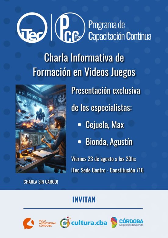 El Itec invita a la Formación en Videojuegos