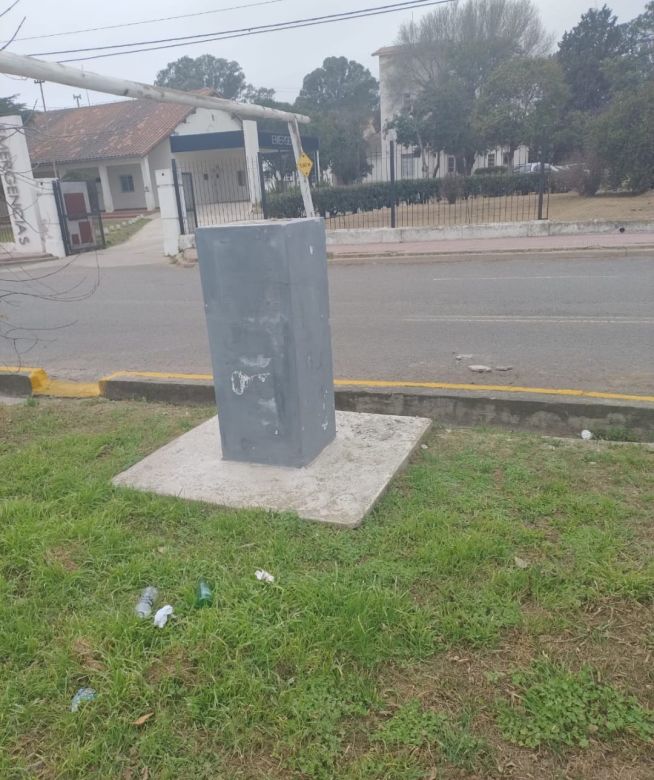 Destrozaron un busto del Gral. Juan Domingo Perón en Laboulaye