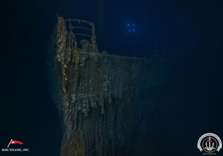 Nuevas fotos del Titanic muestran un importante deterioro del legendario barco