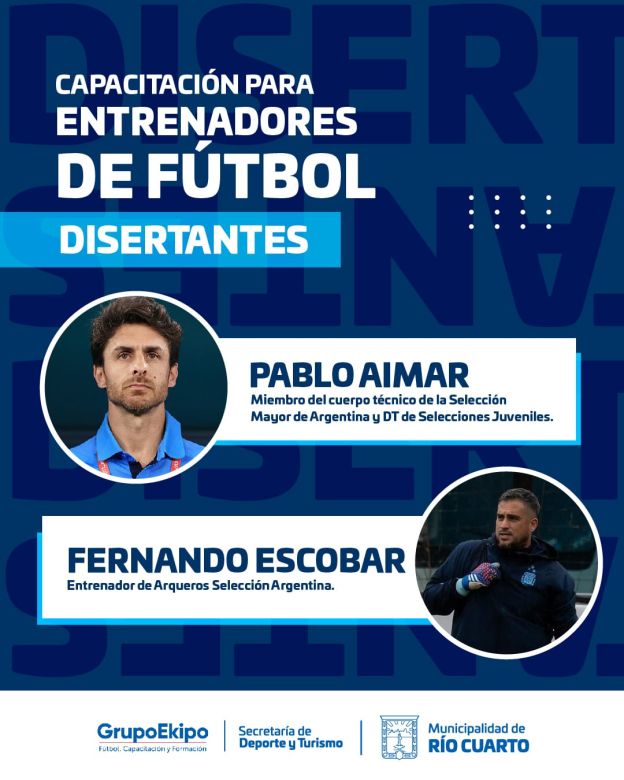 Capacitación con Pablo Aimar: están abiertas las inscripciones