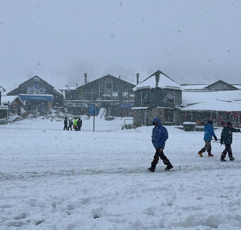 En Bariloche ocurrió una hermosa nevada primaveral