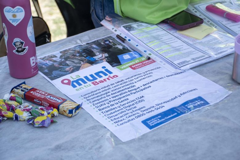 Con éxito comenzó el programa “La Muni en Tu Barrio” en Jardín Norte