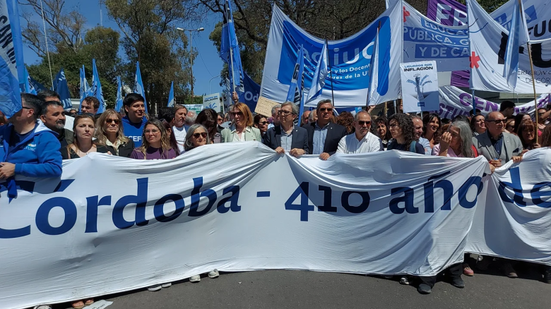 Marcha Federal Universitaria: una multitud se movilizó en Córdoba