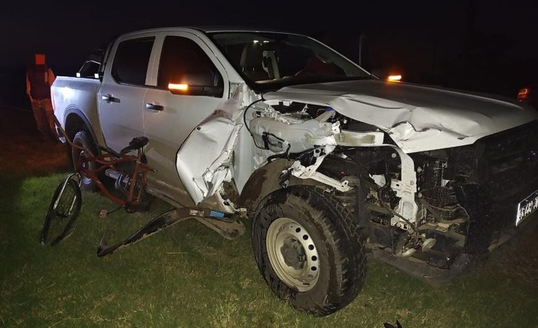 Un ciclista falleció al ser colisionado por una camioneta