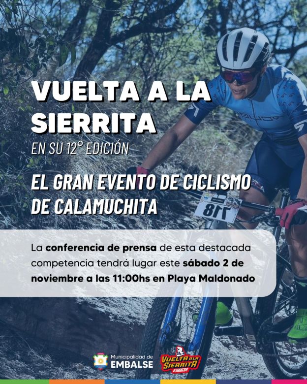 El municipio apoya la competencia ciclista que se realizará en Embalse