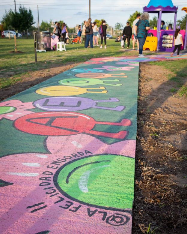 Con una plaza destinada a la primera infancia, quedó inaugurado el proyecto 269